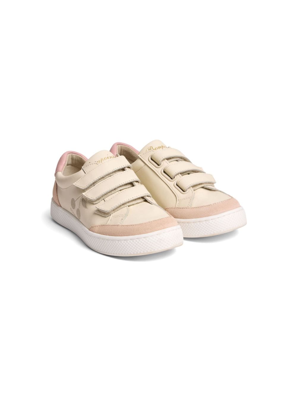 Bonpoint cherry-print touch-strap sneakers - Neutrals von Bonpoint