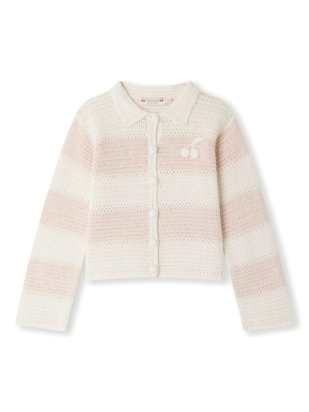 Bonpoint chunky-knit cotton cardigan - Pink von Bonpoint