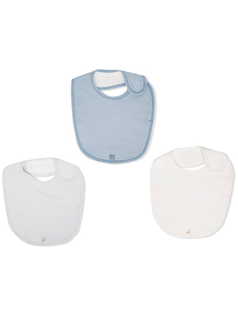 Bonpoint cotton bib set - Blue von Bonpoint