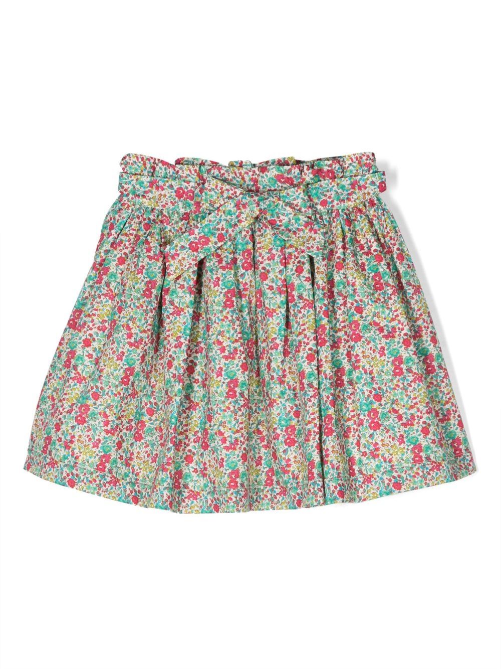 Bonpoint cotton ditsy floral skirt - Green von Bonpoint