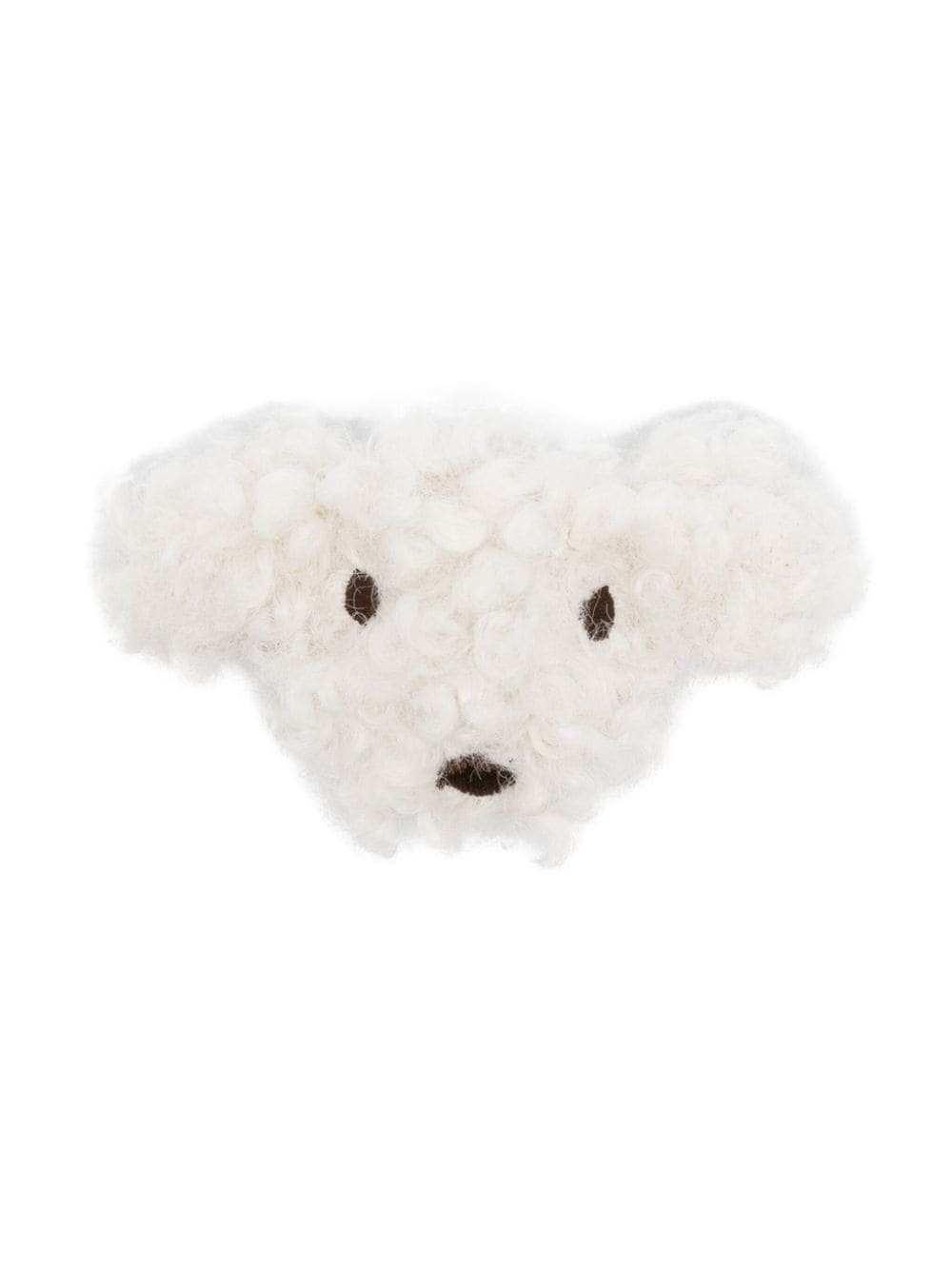 Bonpoint faux-fur dog hair clip - White von Bonpoint