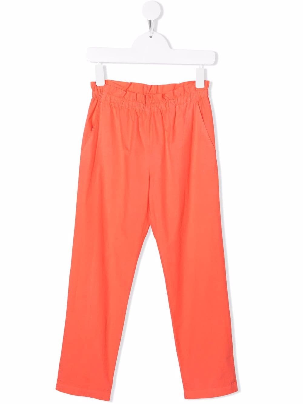 Bonpoint elasticated-waist poplin trousers - Orange von Bonpoint