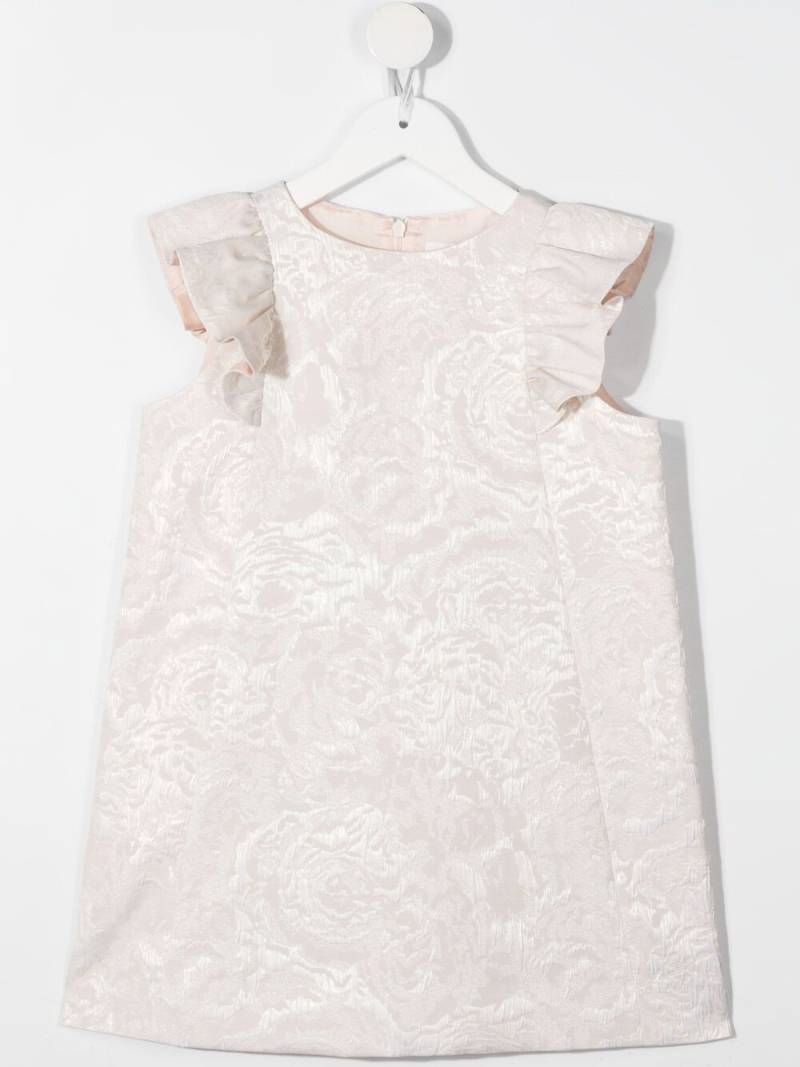 Bonpoint floral-jacquard sleeveless dress - Neutrals von Bonpoint