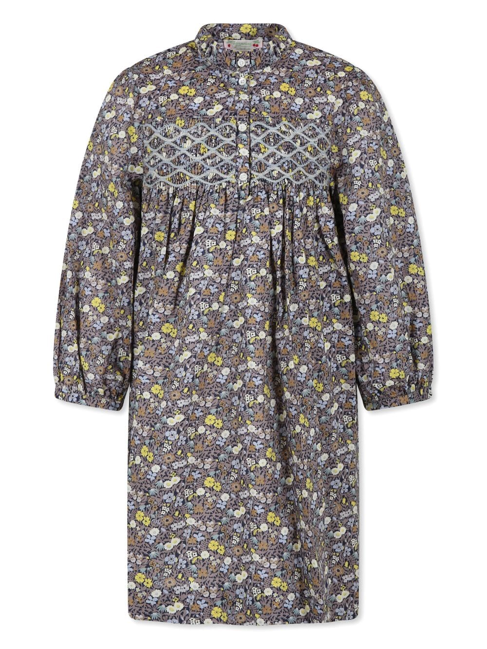 Bonpoint floral-print cotton dress - Brown von Bonpoint