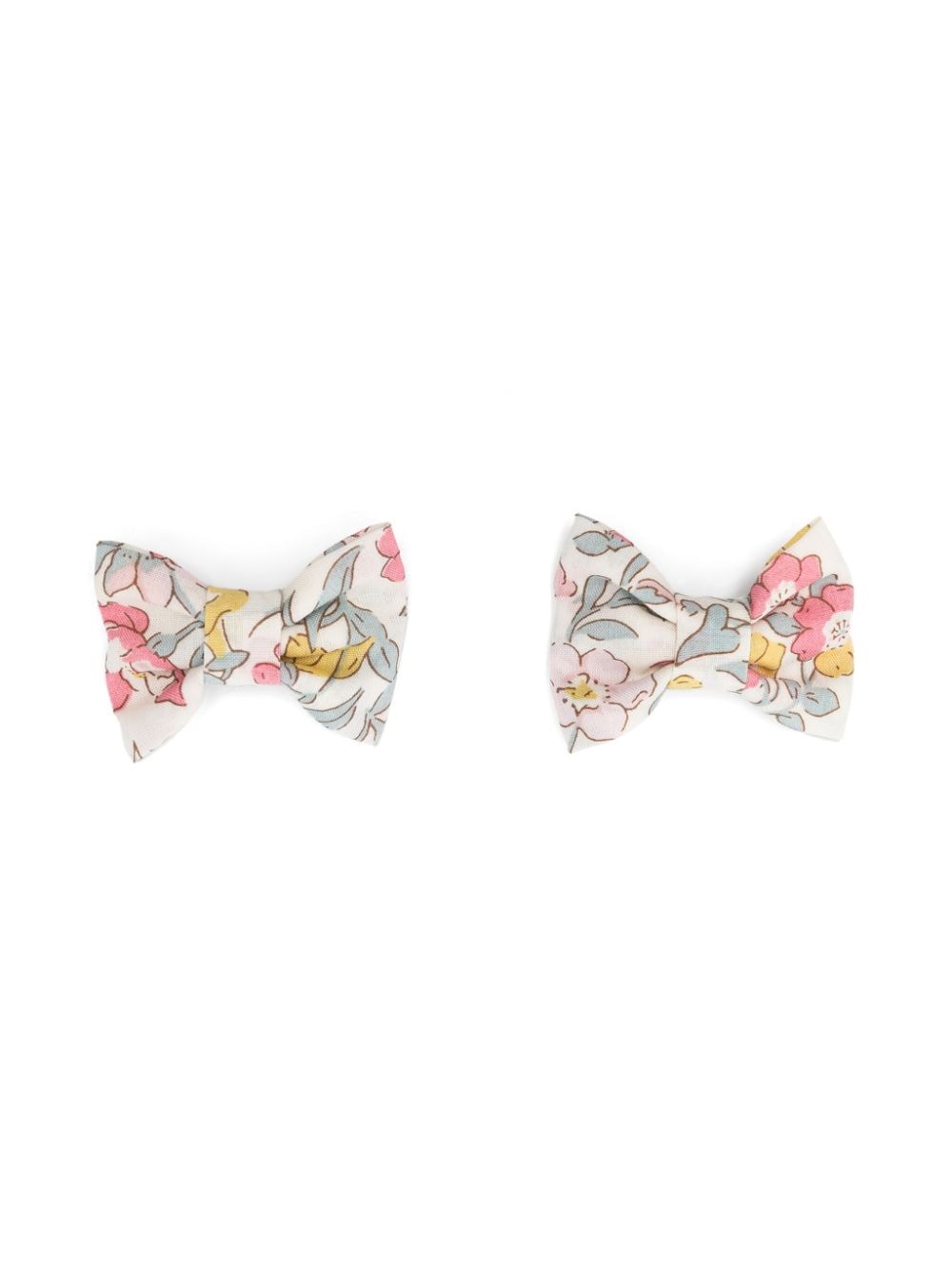 Bonpoint floral-print hair clip (set of two) - White von Bonpoint