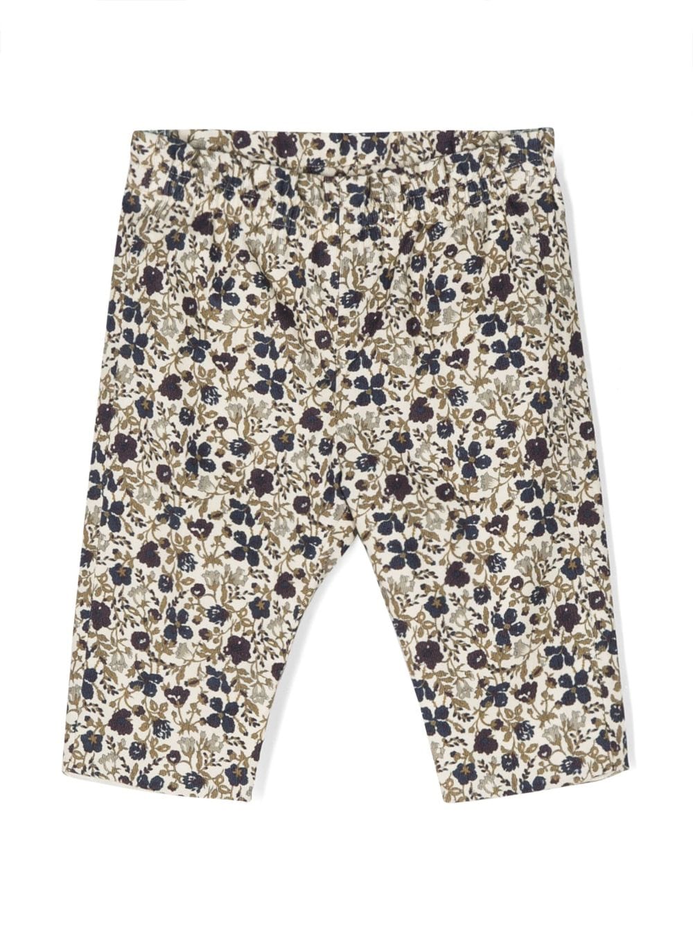 Bonpoint floral-print straight-leg trousers - Neutrals von Bonpoint