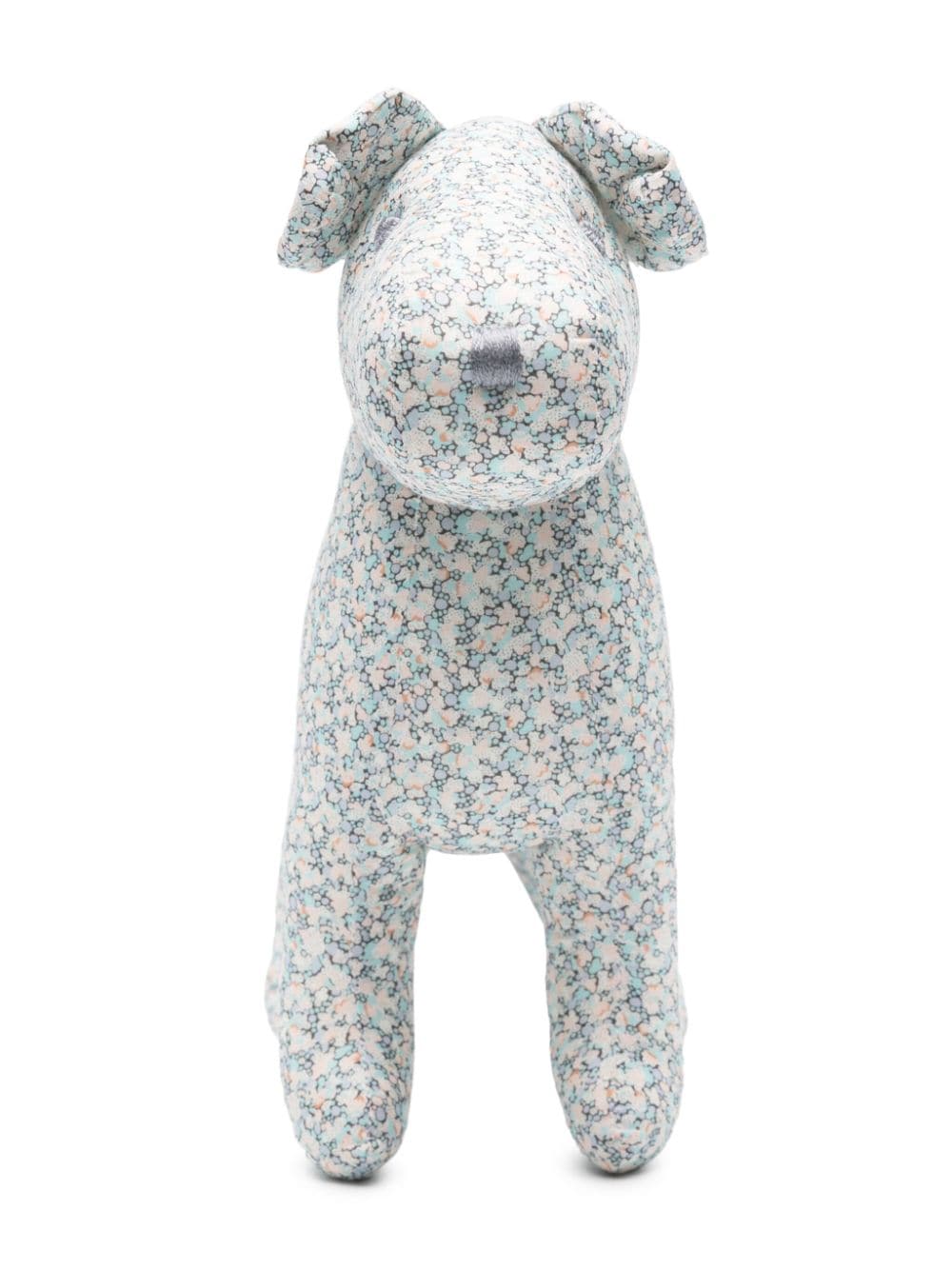 Bonpoint floral-print stuffed dog - Blue von Bonpoint