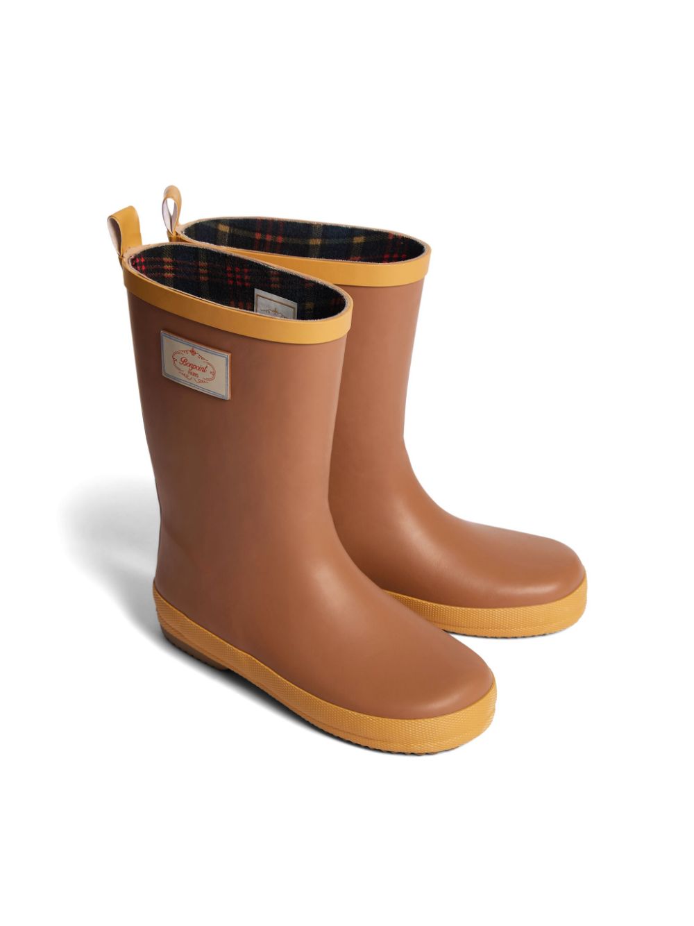 Bonpoint logo patch wellingtons - Brown von Bonpoint