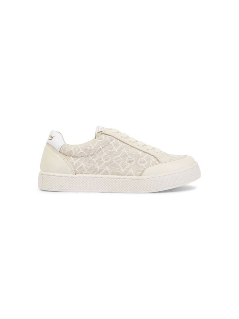 Bonpoint logo-print sneakers - Neutrals von Bonpoint