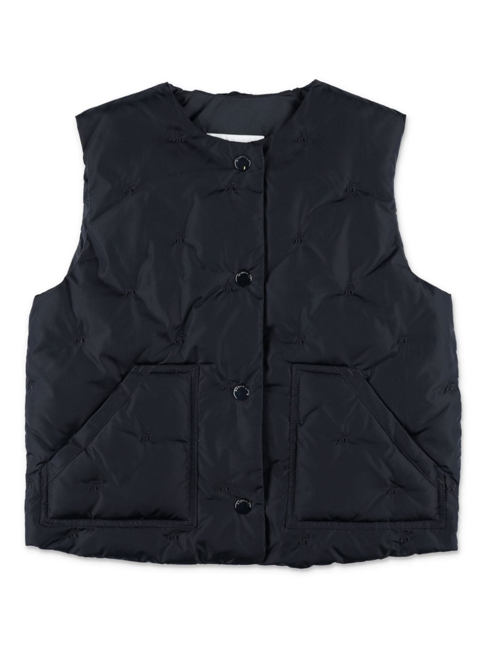 Bonpoint quilted vest jacket - Blue von Bonpoint