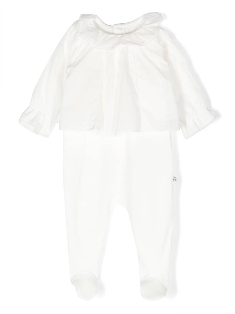 Bonpoint ruffle-collar pyjamas - White von Bonpoint