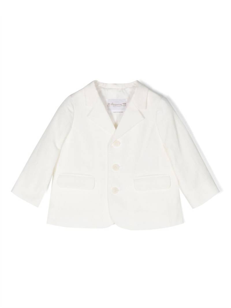 Bonpoint single-breasted tailored blazer - White von Bonpoint