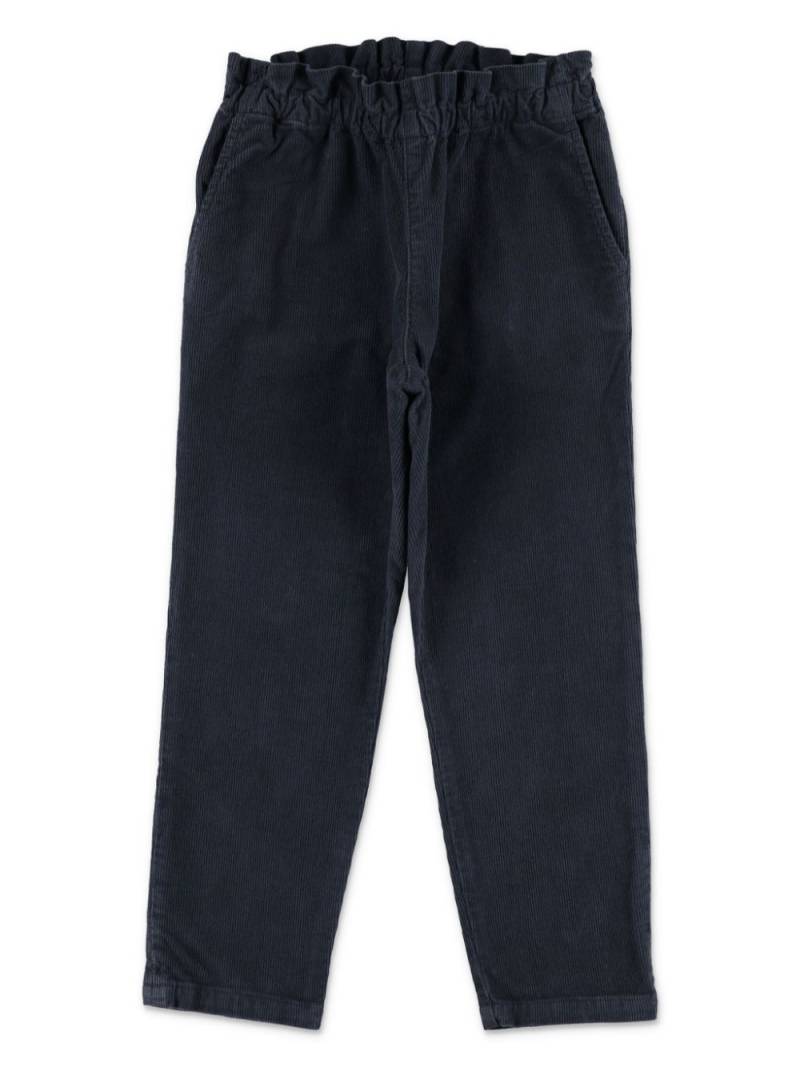 Bonpoint straight-leg corduroy trousers - Blue von Bonpoint