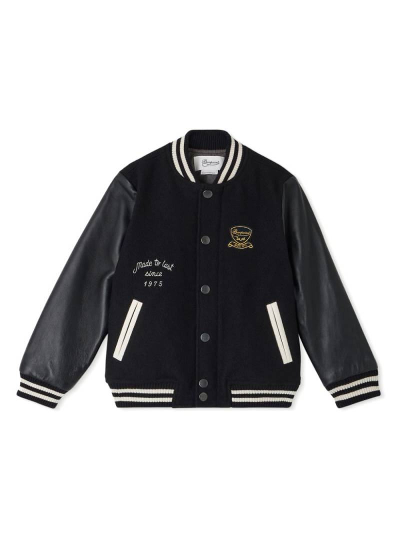 Bonpoint wool-blend varsity jacket - Black von Bonpoint