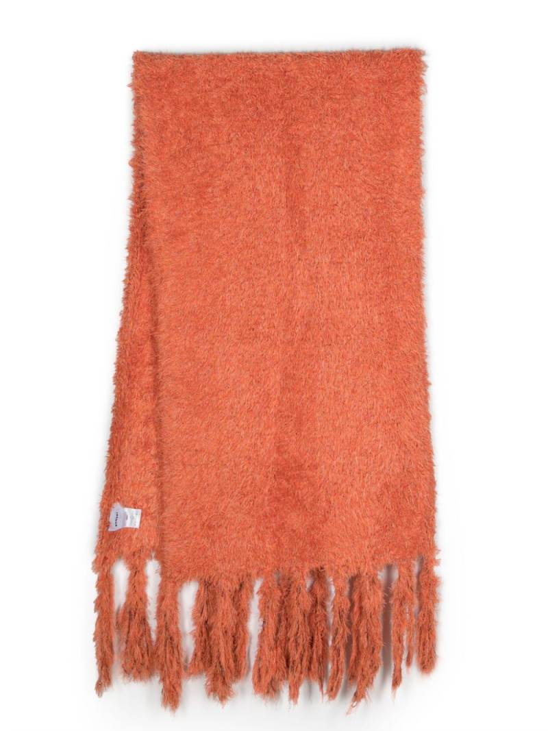 Bonsai Fluffy frayed scarf - Orange von Bonsai