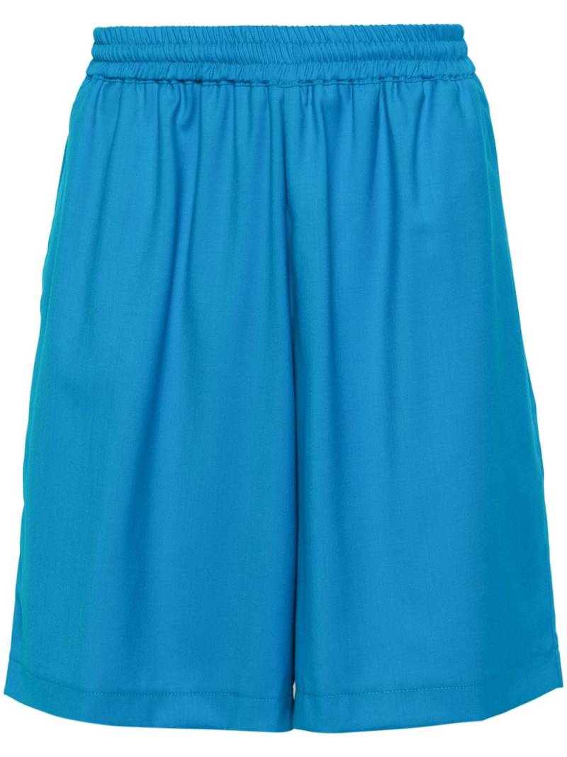 Bonsai elasticated-waist twill shorts - Blue von Bonsai