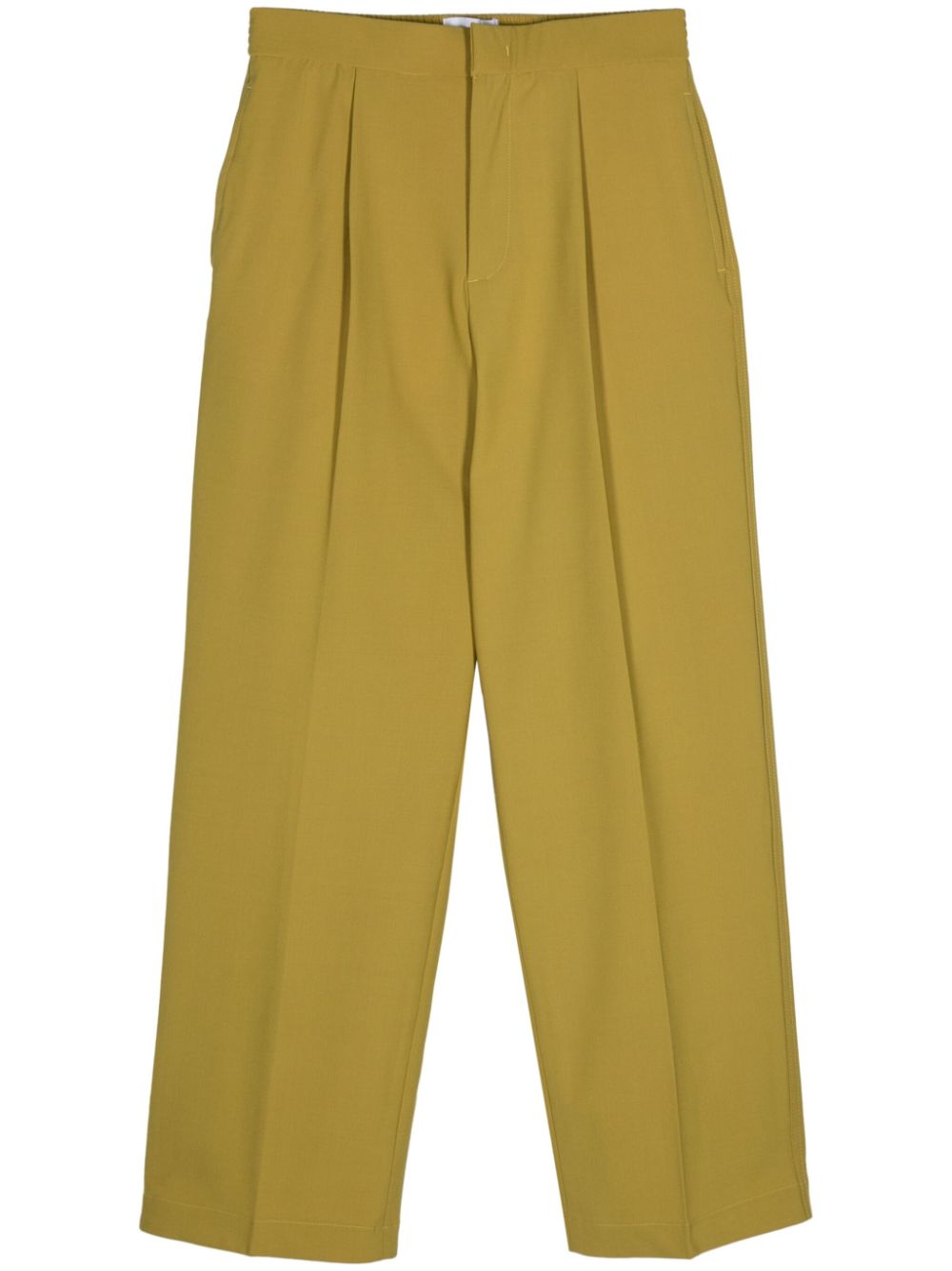 Bonsai pleated trousers - Green von Bonsai