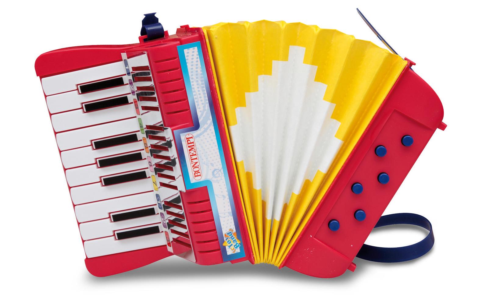 Bontempi Spielzeug-Musikinstrument »Akkordeon mit 17 Tasten C-E« Bontempi Spielzeug-Musikinstrument »Akkordeon mit 17 Tasten C-E« von Bontempi