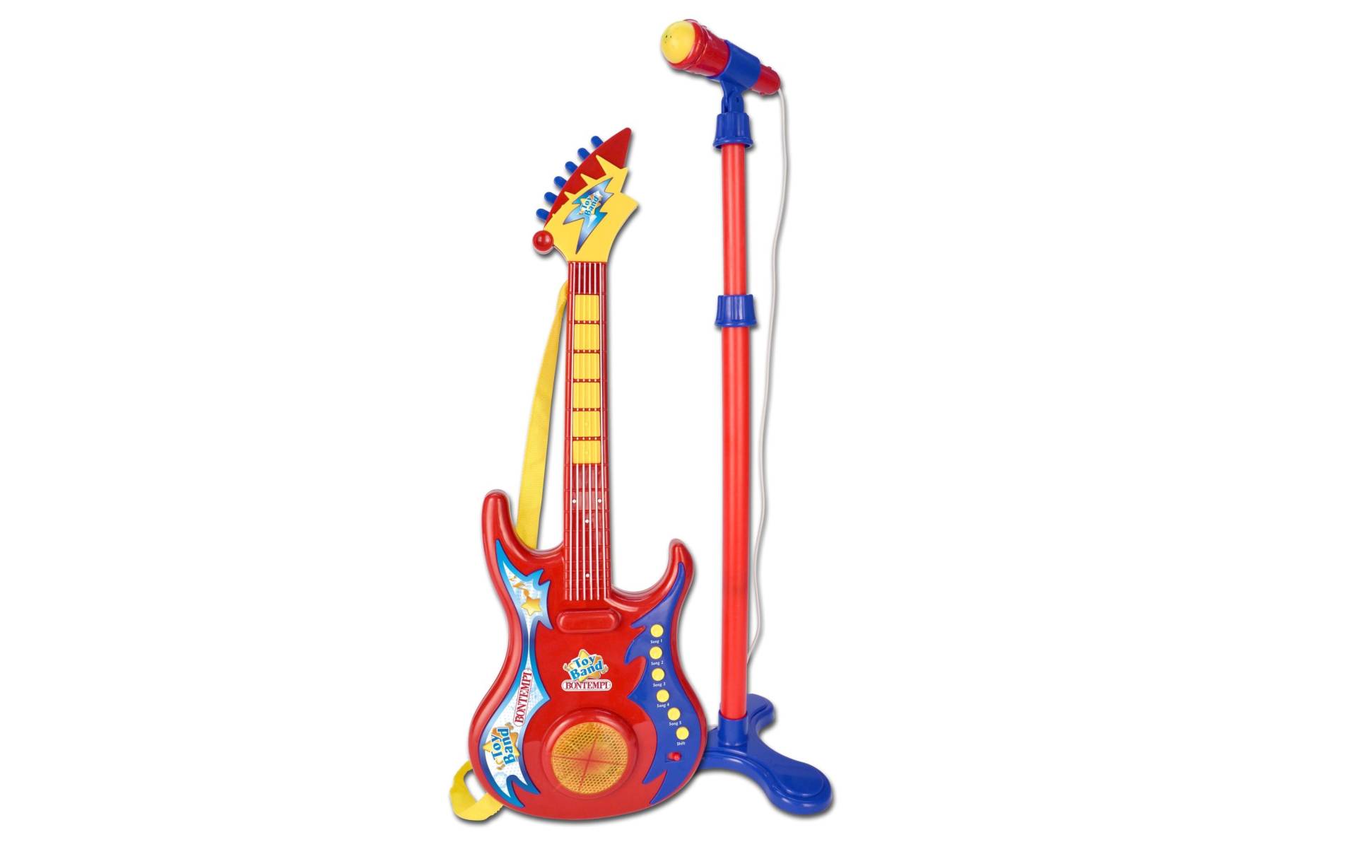 Bontempi Spielzeug-Musikinstrument »Rockgitarre mit Mikrofon« Bontempi Spielzeug-Musikinstrument »Rockgitarre mit Mikrofon« von Bontempi