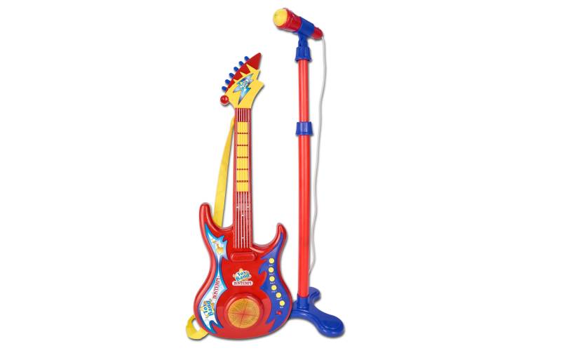 Bontempi Spielzeug-Musikinstrument »Rockgitarre mit Mikrofon« von Bontempi