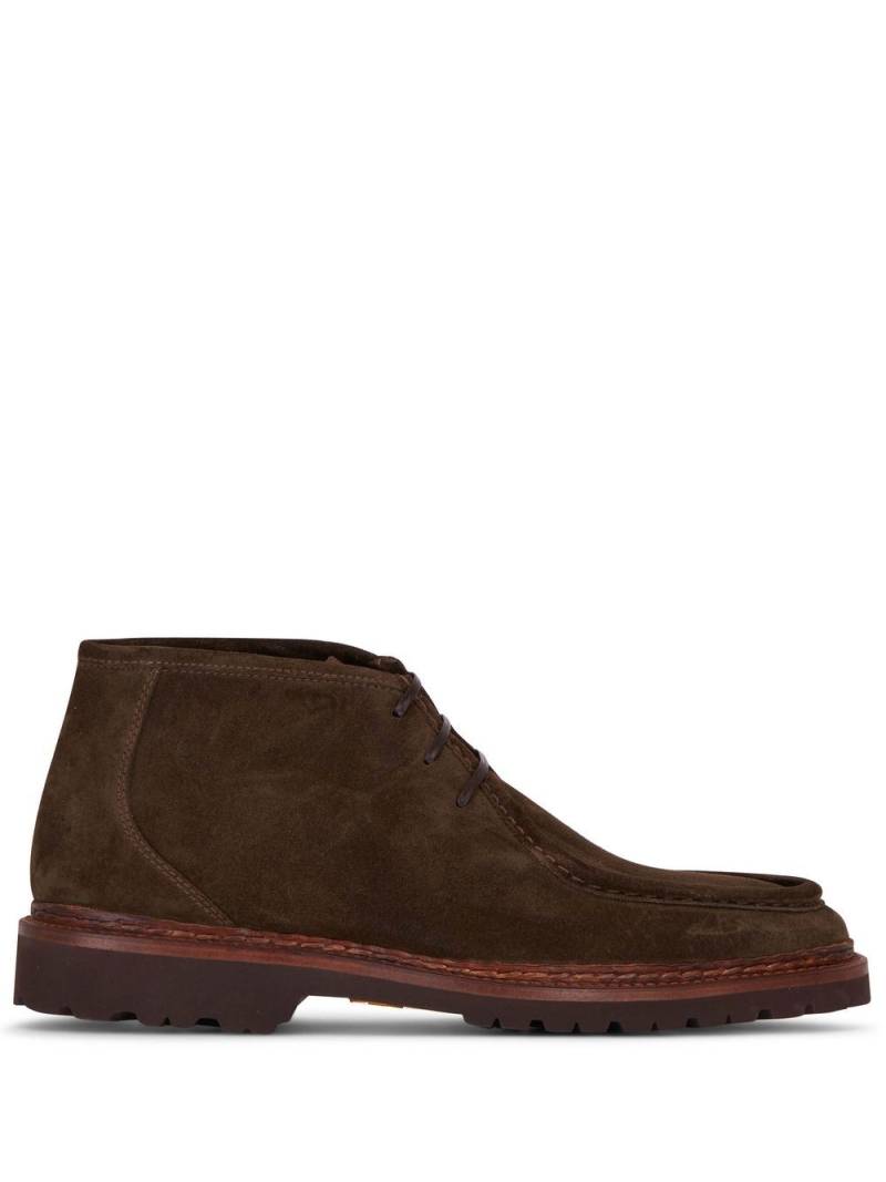 Bontoni suede lace-up boots - Brown von Bontoni