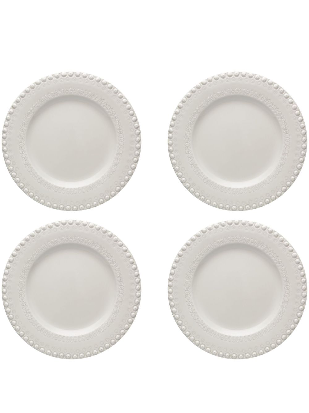 Bordallo Pinheiro Fantasia dinner plates (set of four) - Neutrals von Bordallo Pinheiro