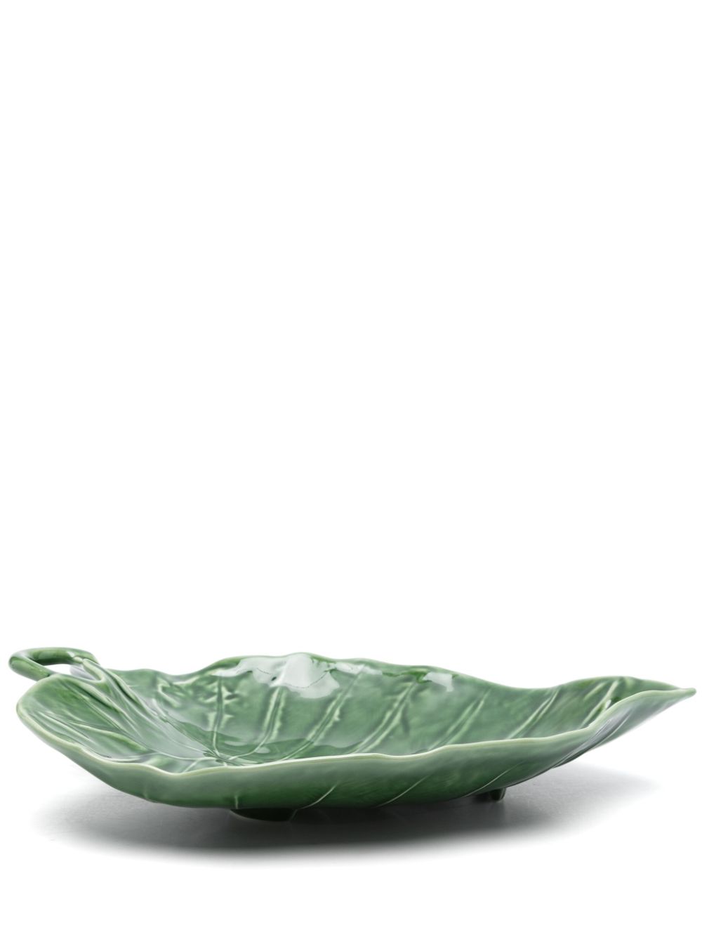 Bordallo Pinheiro Large Sunflower Leaf platter (41cm x 27.5cm) - Green von Bordallo Pinheiro