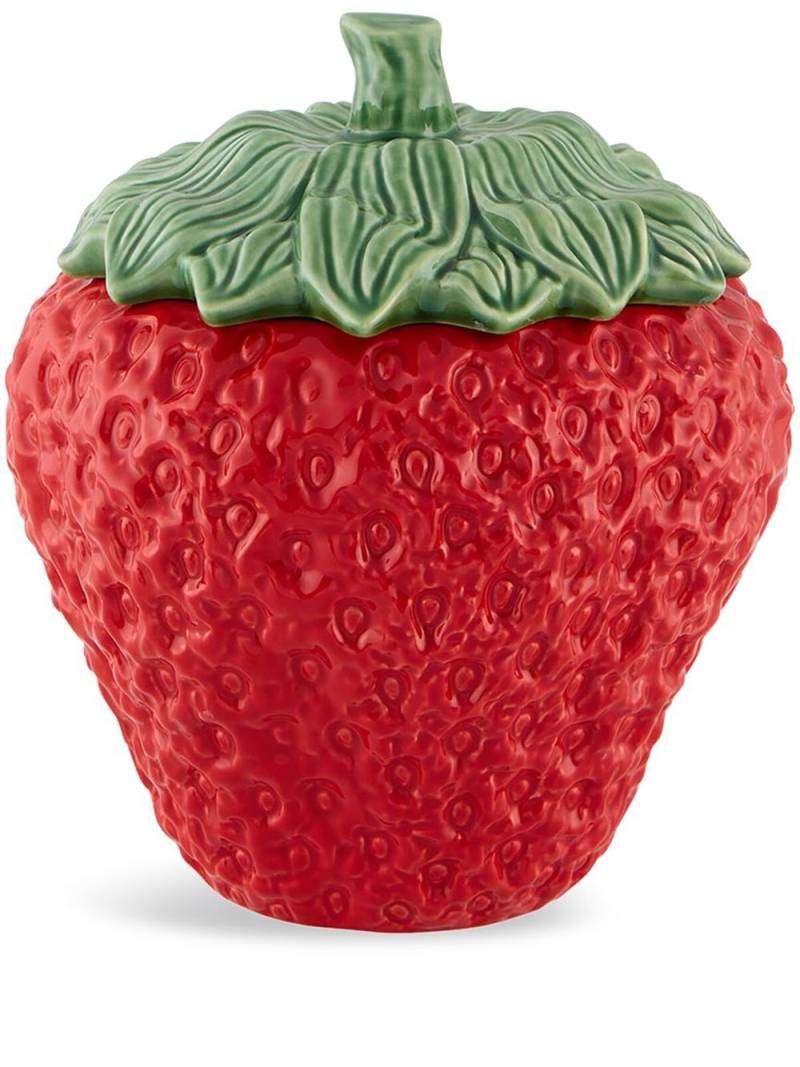 Bordallo Pinheiro 'Morango' strawberry tureen - Red von Bordallo Pinheiro