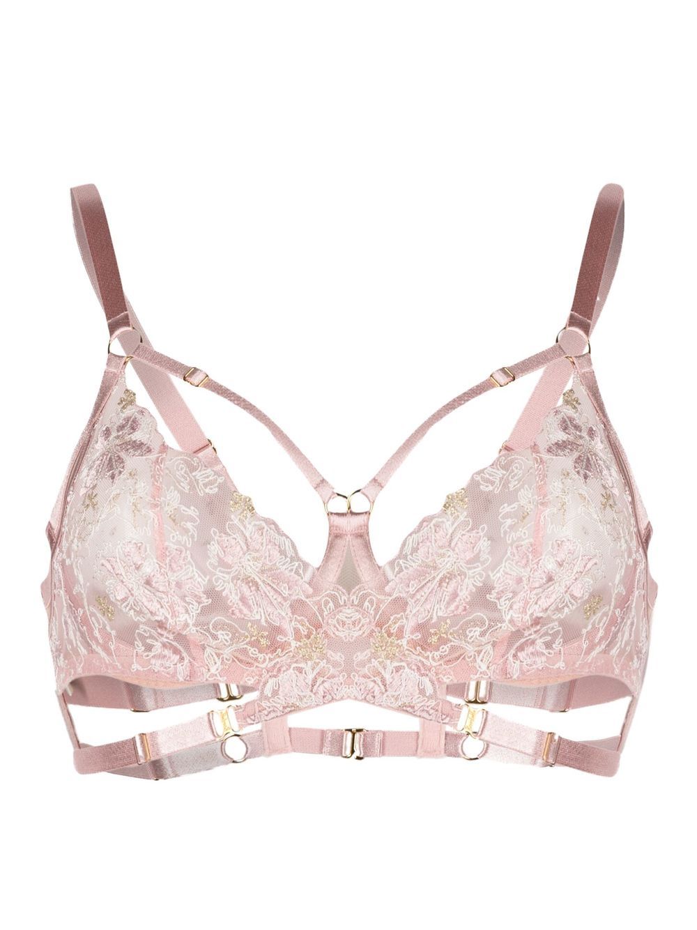 Bordelle Vita lace underwire bra - Pink von Bordelle