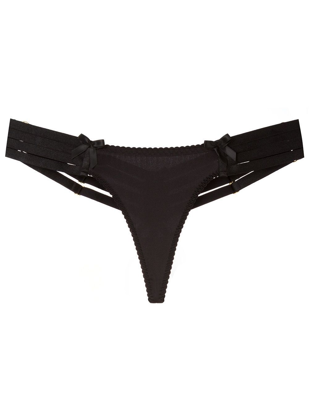 Bordelle adjustable thong - Black von Bordelle