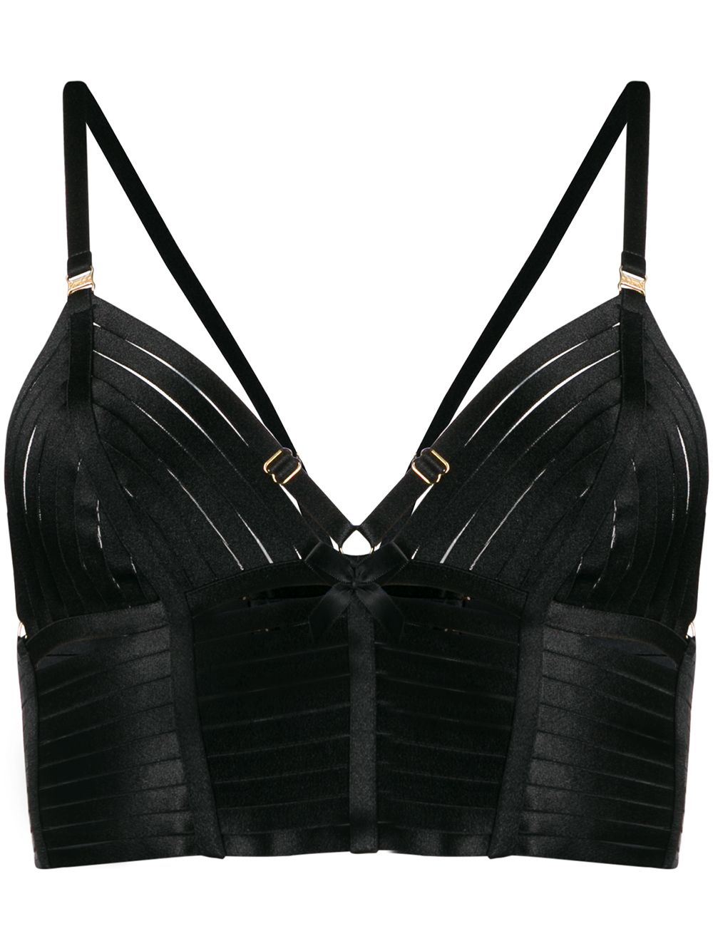 Bordelle multi-strap bra - Black von Bordelle