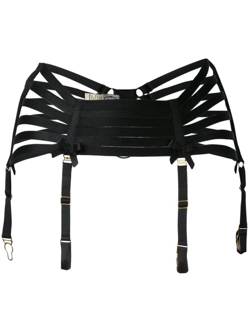 Bordelle webbed suspender - Black von Bordelle