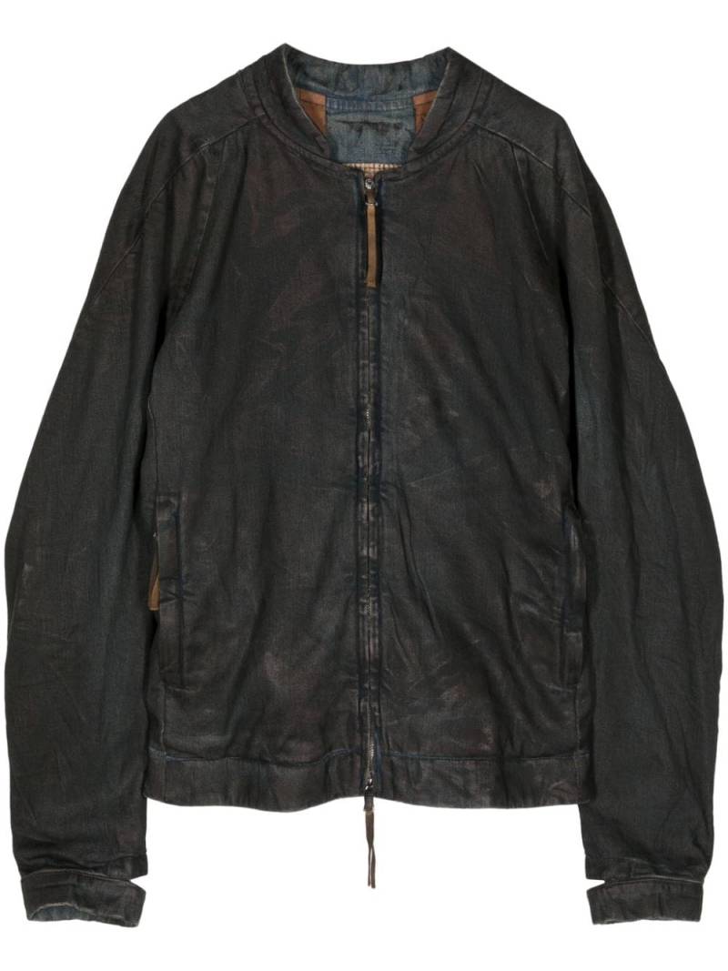 Boris Bidjan Saberi denim bomber jacket - Black von Boris Bidjan Saberi