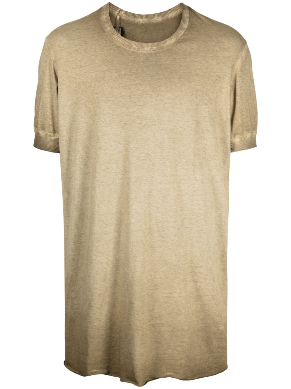 Boris Bidjan Saberi faded-effect cotton T-shirt - Neutrals von Boris Bidjan Saberi