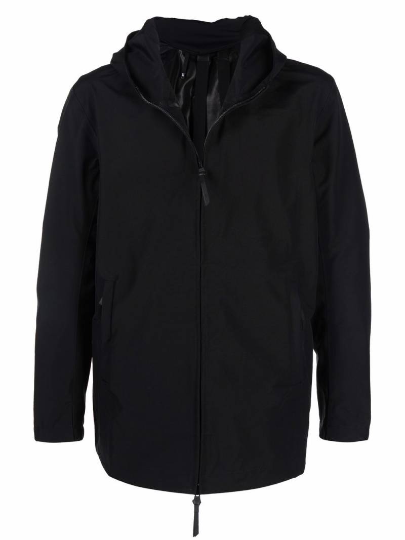 Boris Bidjan Saberi hooded zip-up jacket - Black von Boris Bidjan Saberi