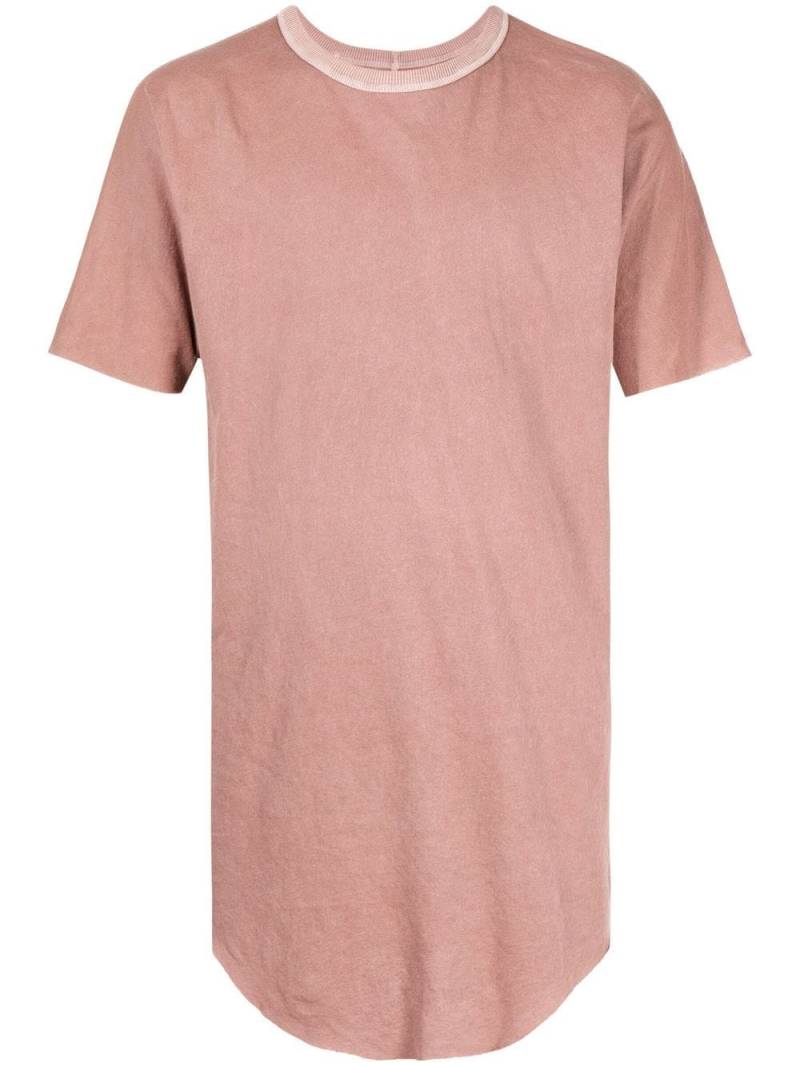 Boris Bidjan Saberi long Mellow Rose t-shirt - Red von Boris Bidjan Saberi