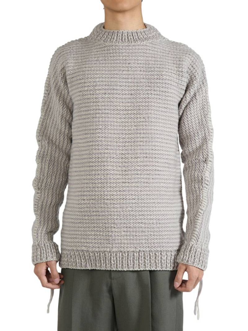 Boris Bidjan Saberi wool jumper - Grey von Boris Bidjan Saberi