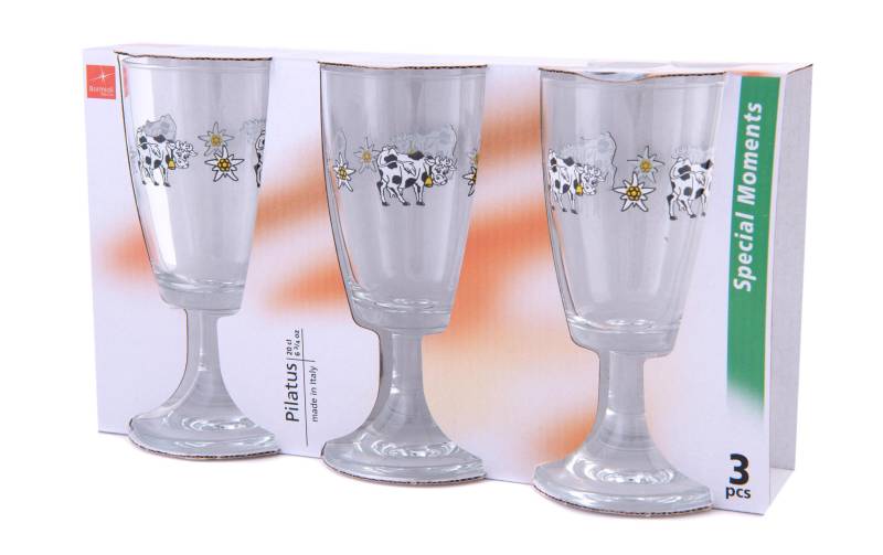 Bormioli Rocco Glas »Happy Cow«, (3 tlg.) von Bormioli Rocco