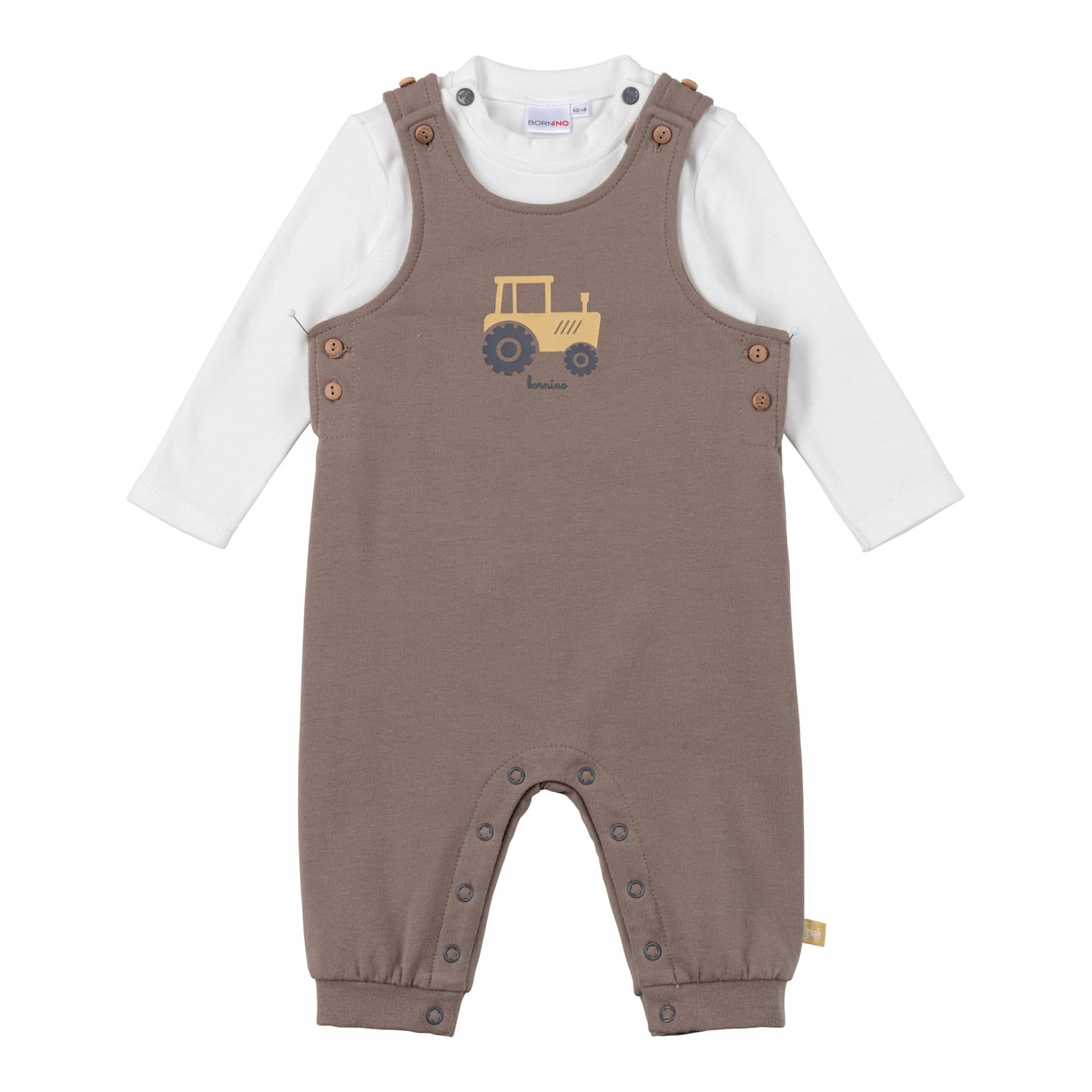 2-tlg. Set Latzhose und Shirt Traktor 2-tlg. Set Latzhose und Shirt Traktor von Bornino