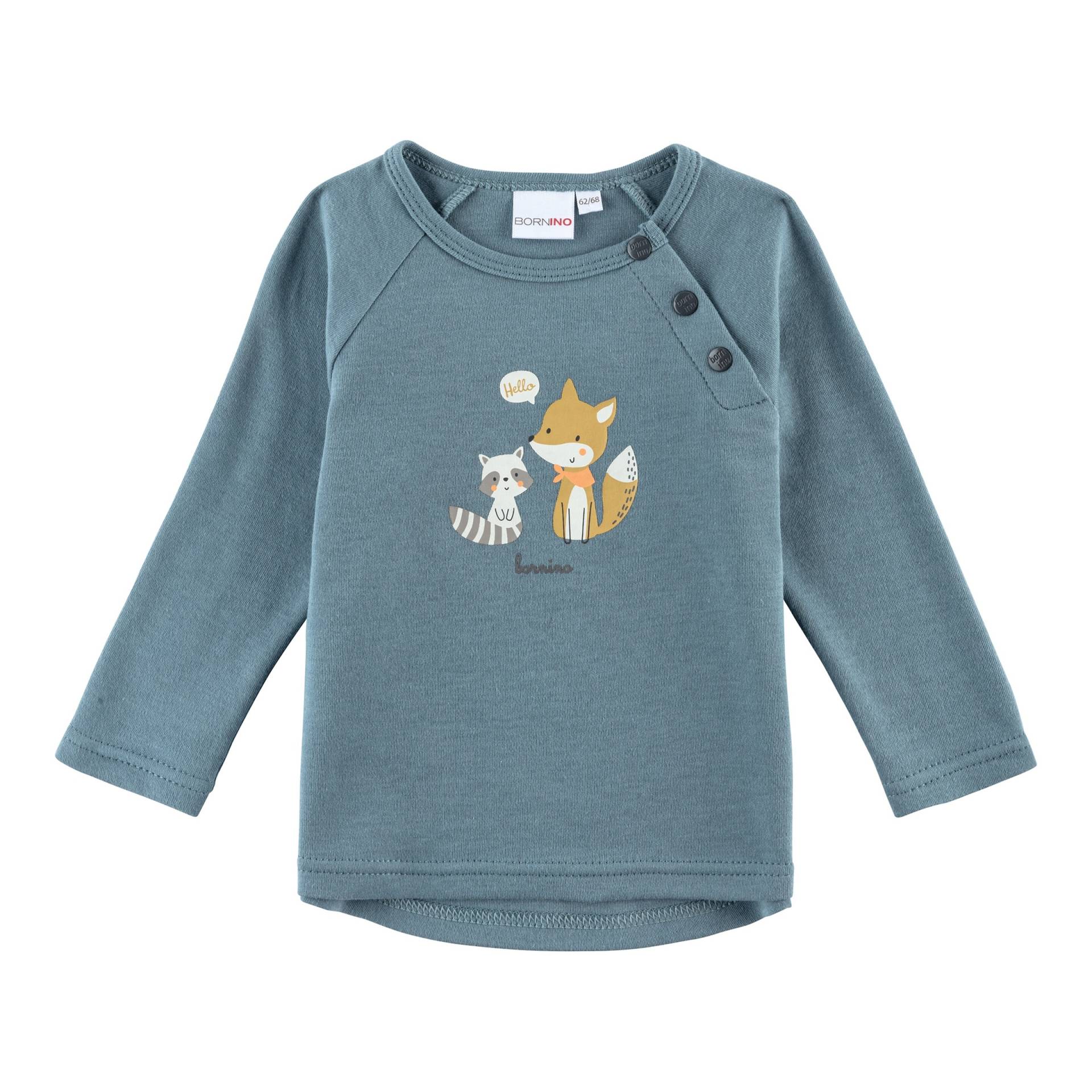 Raglanshirt langarm Fox Friends von Bornino