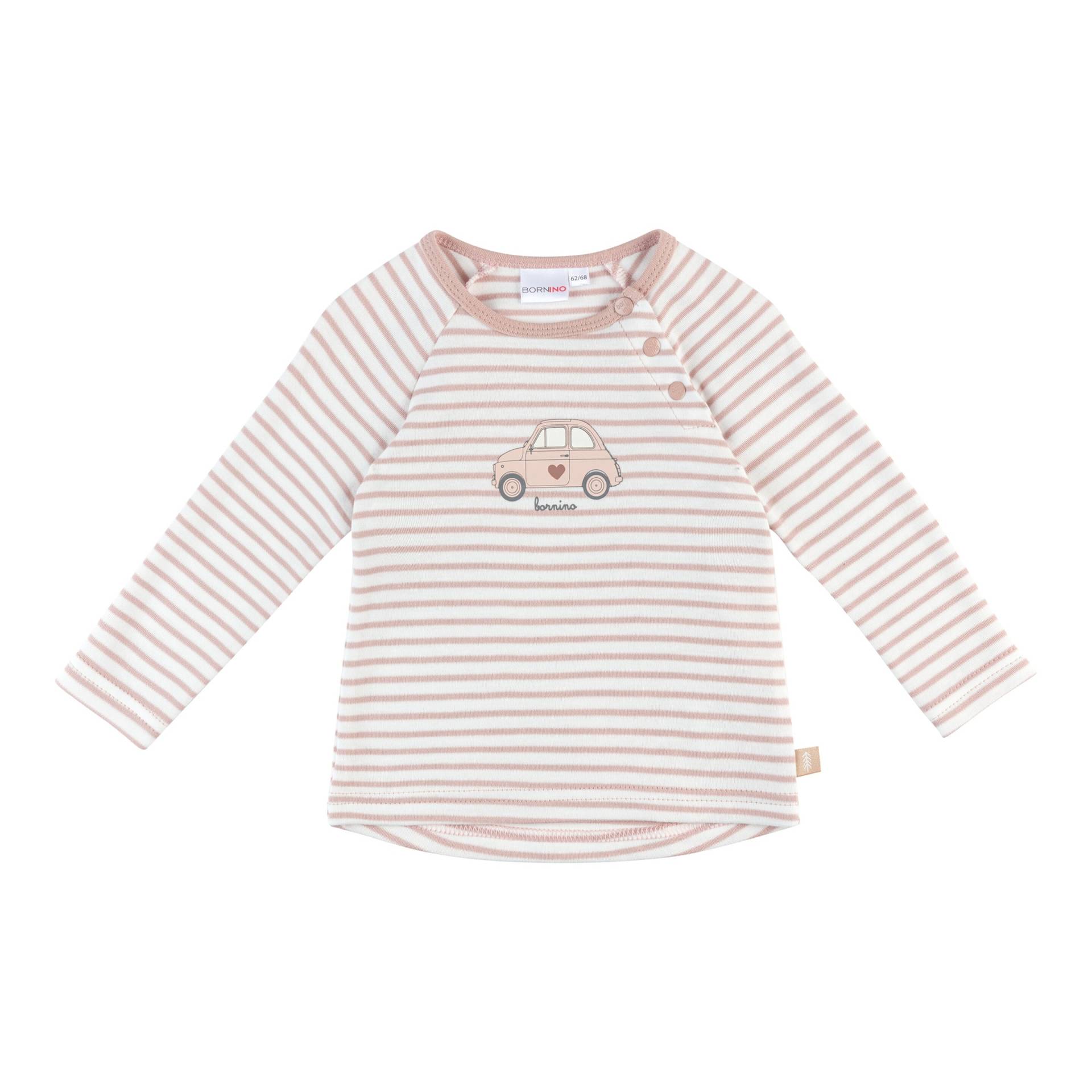 Raglanshirt langarm Ringel Auto Raglanshirt langarm Ringel Auto von Bornino
