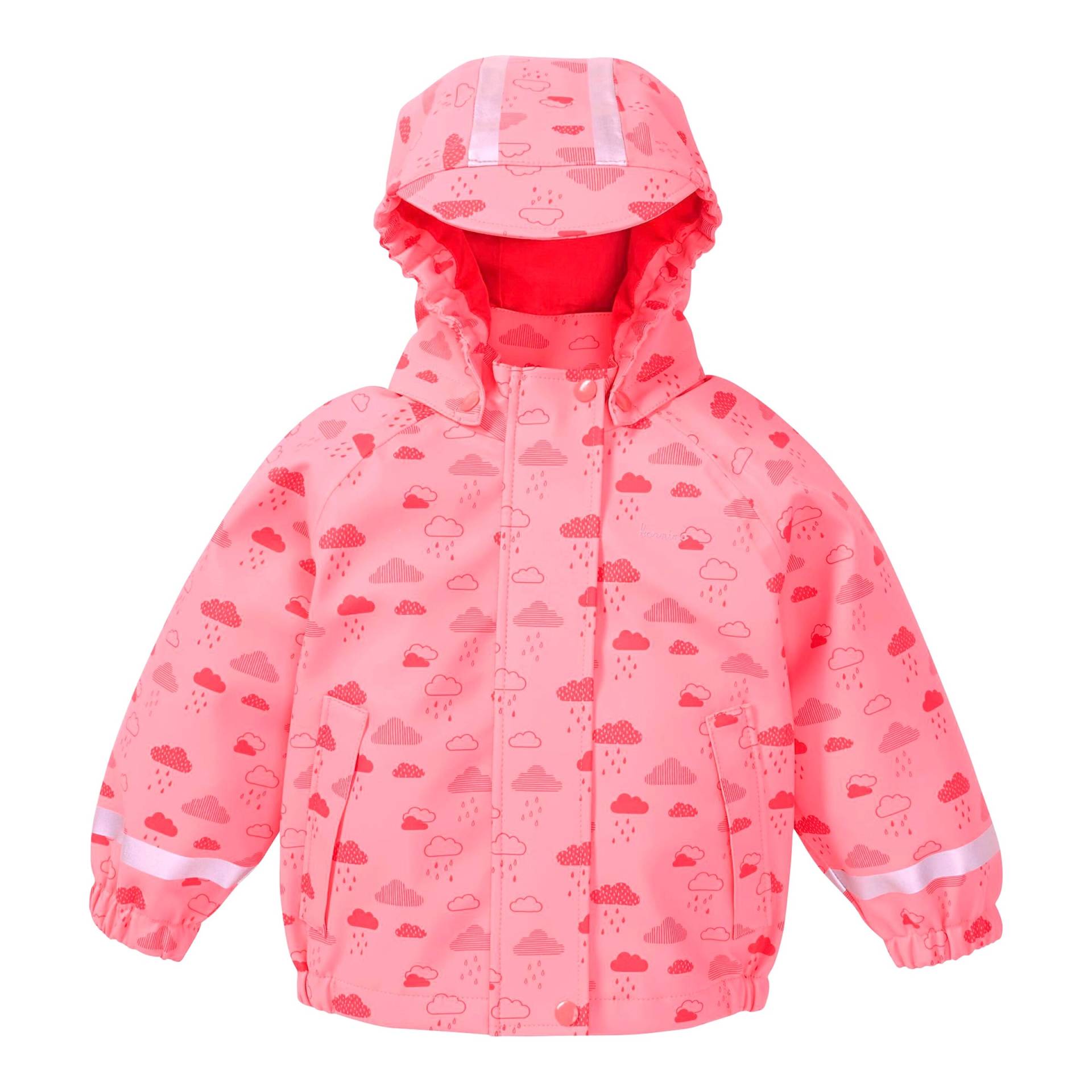 Regenjacke mit Kapuze Wolken von Bornino