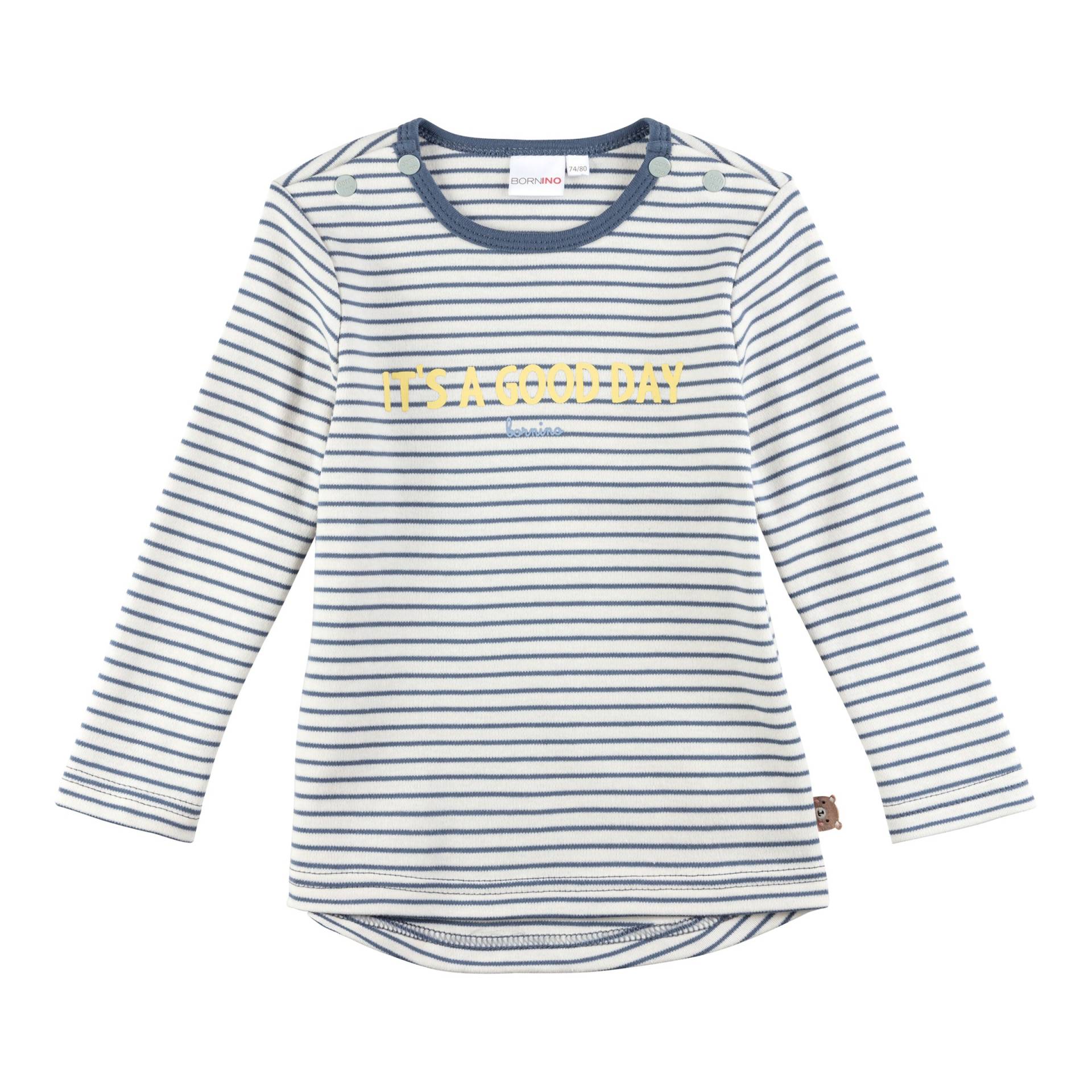 Shirt langarm Ringel It´s a good day Shirt langarm Ringel It´s a good day von Bornino