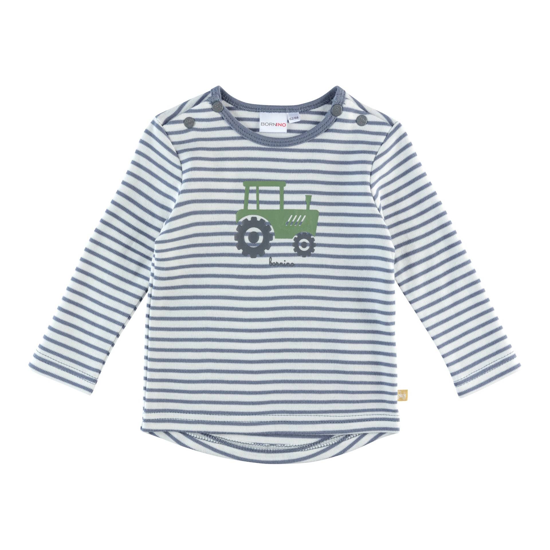 Shirt langarm Ringel Traktor Shirt langarm Ringel Traktor von Bornino