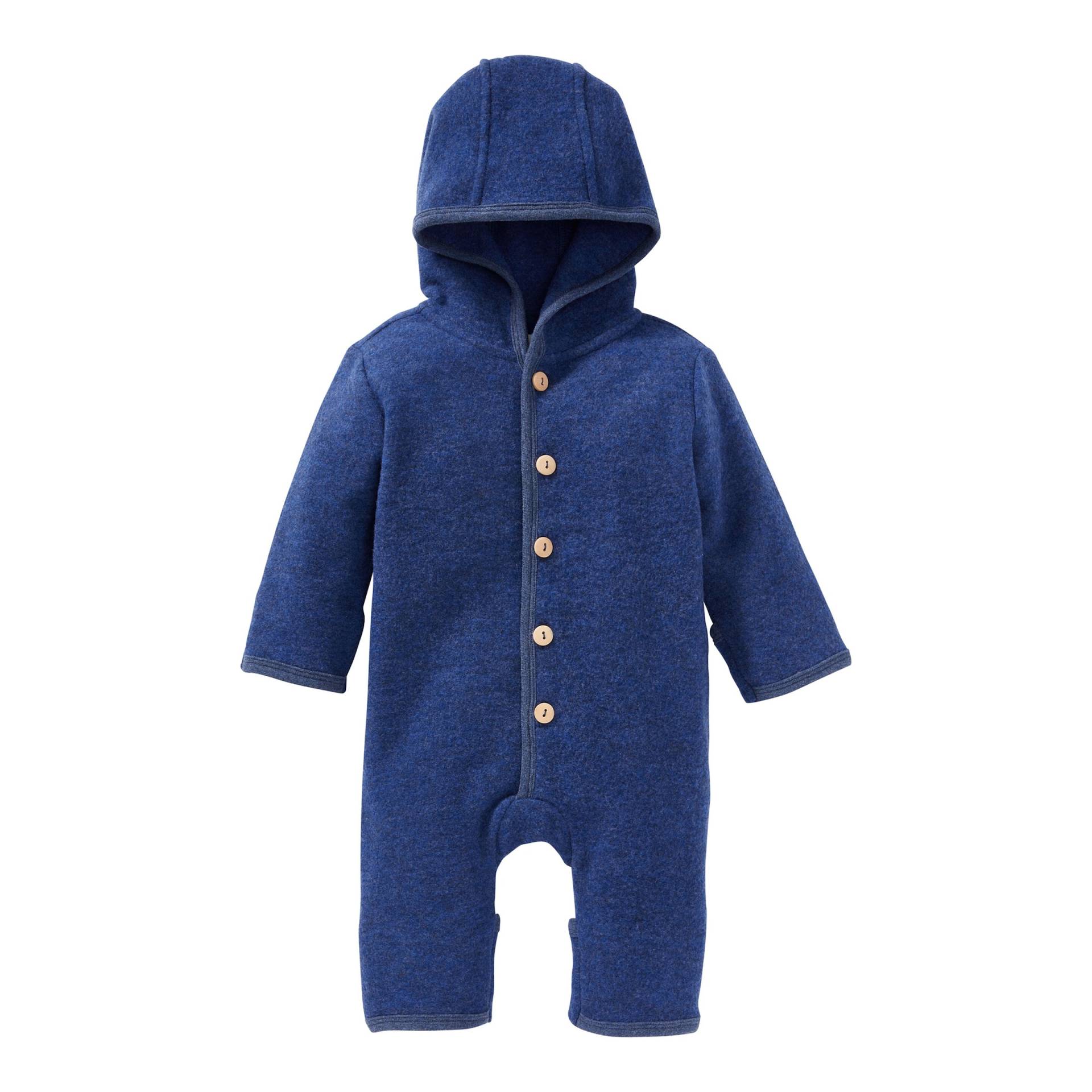 Wollfleece-Overall mit Klappbündchen aus Merinowolle Wollfleece-Overall mit Klappbündchen aus Merinowolle von Bornino
