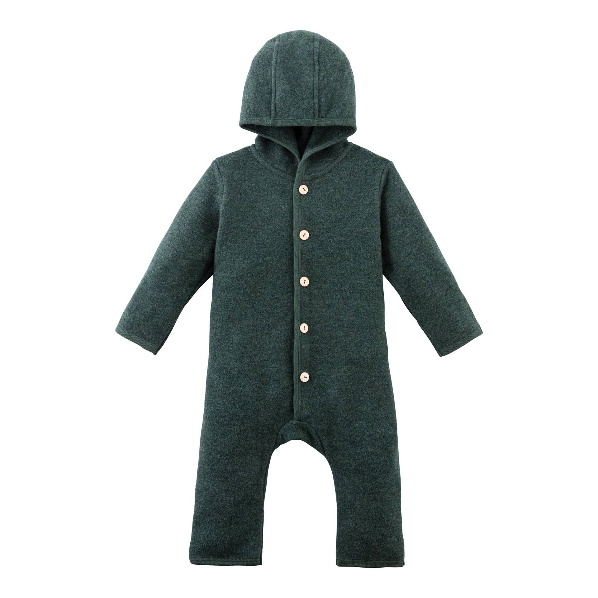 Wollfleece-Overall mit Klappbündchen aus Merinowolle Wollfleece-Overall mit Klappbündchen aus Merinowolle von Bornino