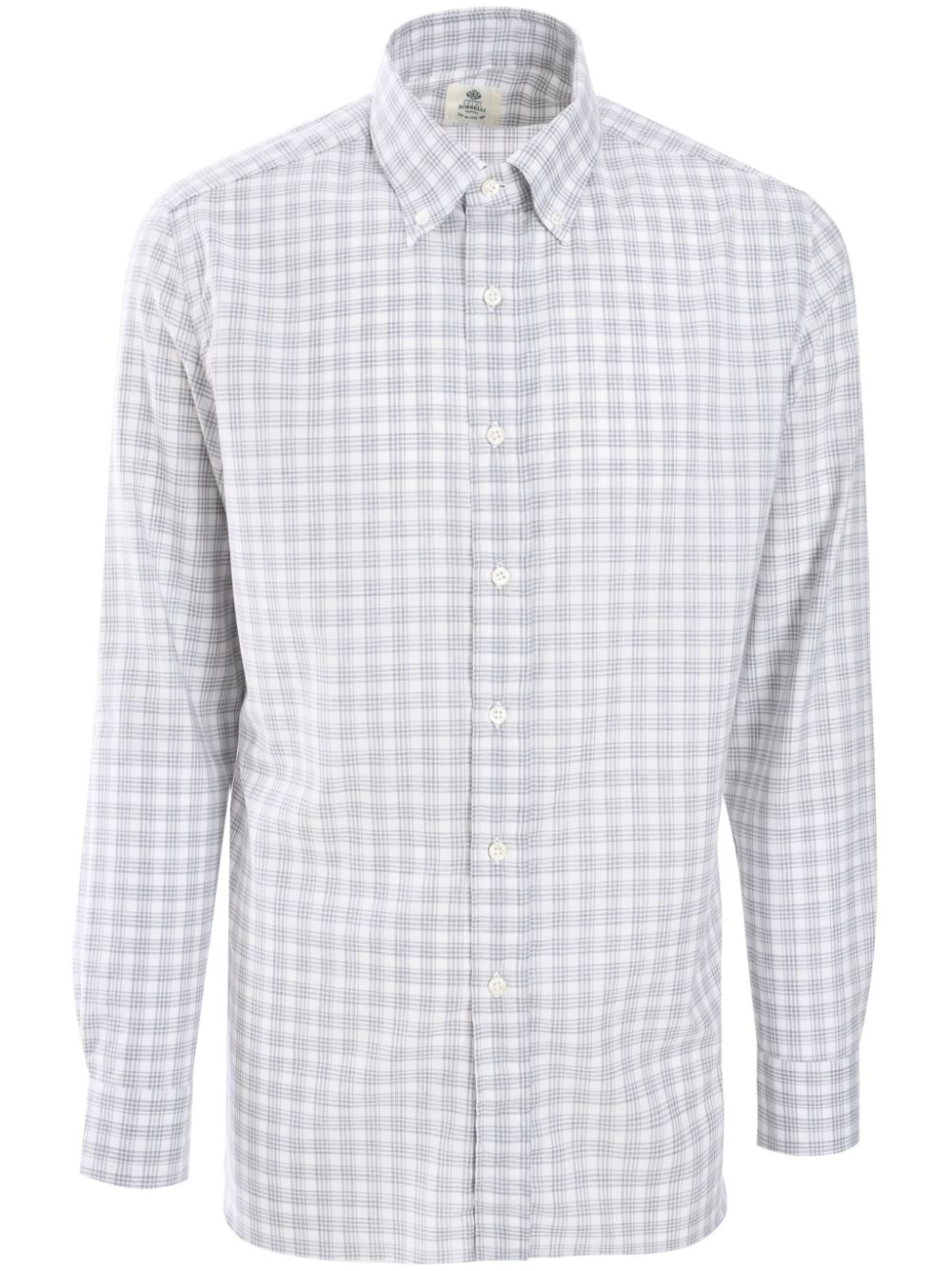 Borrelli checked shirt - Grey von Borrelli