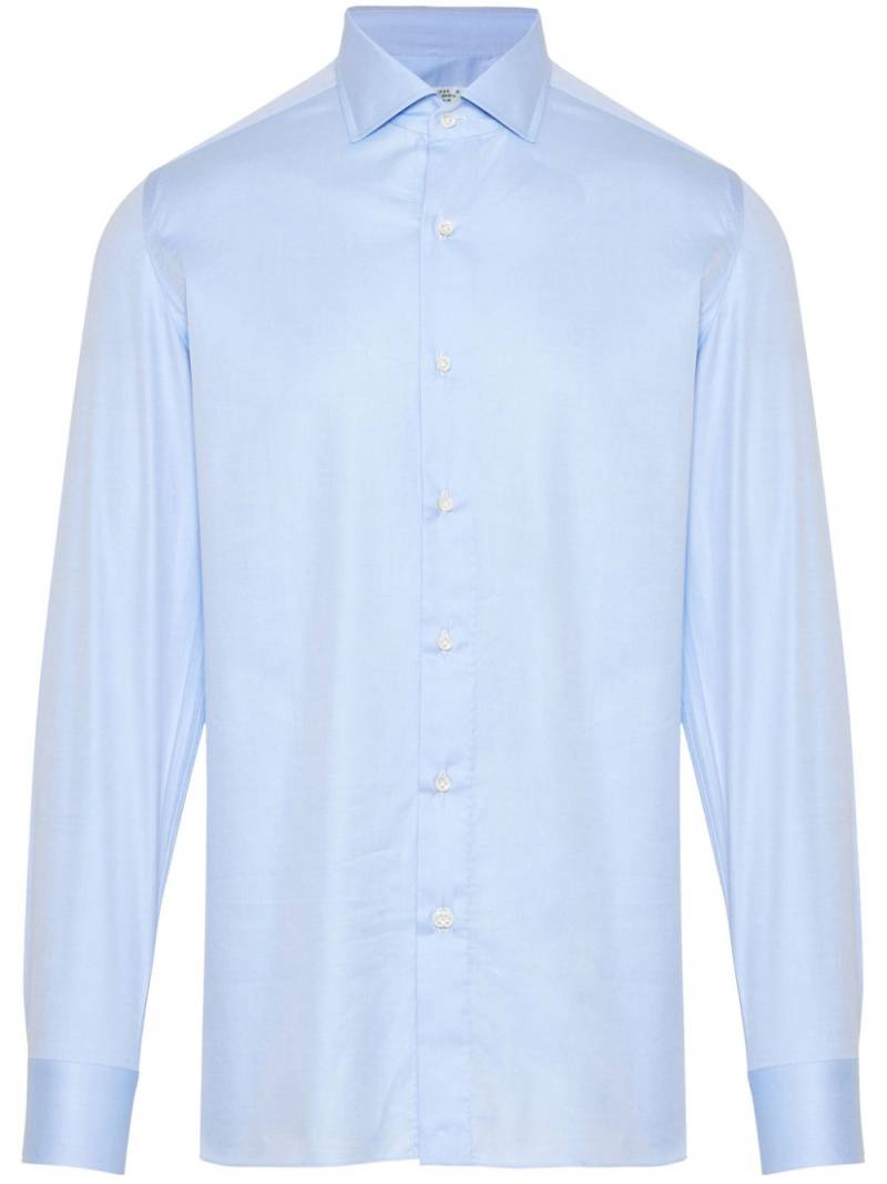 Borrelli cotton shirt - Blue von Borrelli