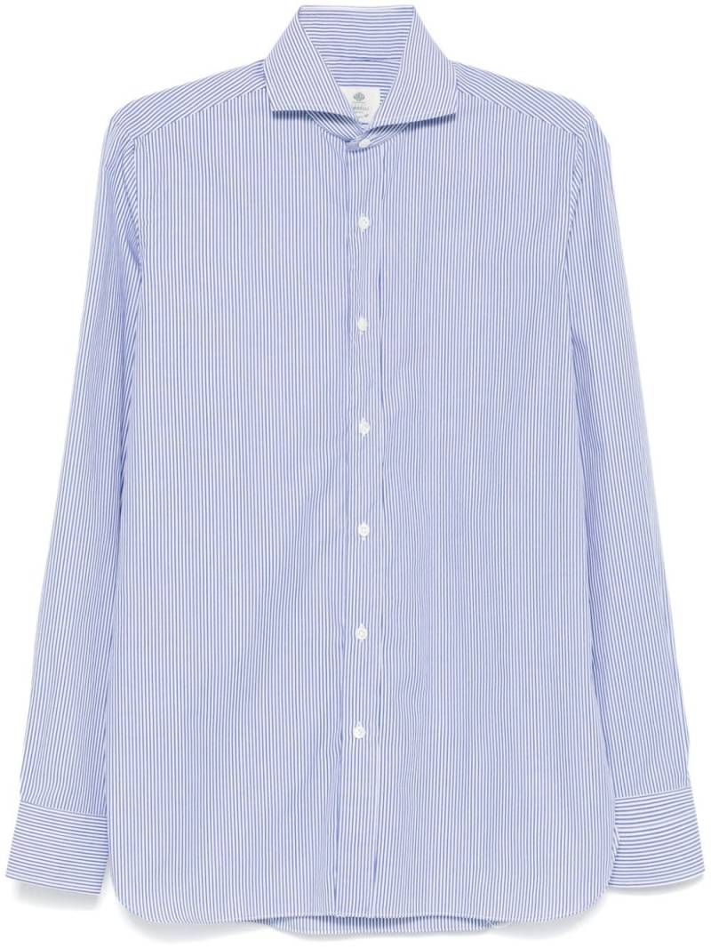 Borrelli striped shirt - Blue von Borrelli