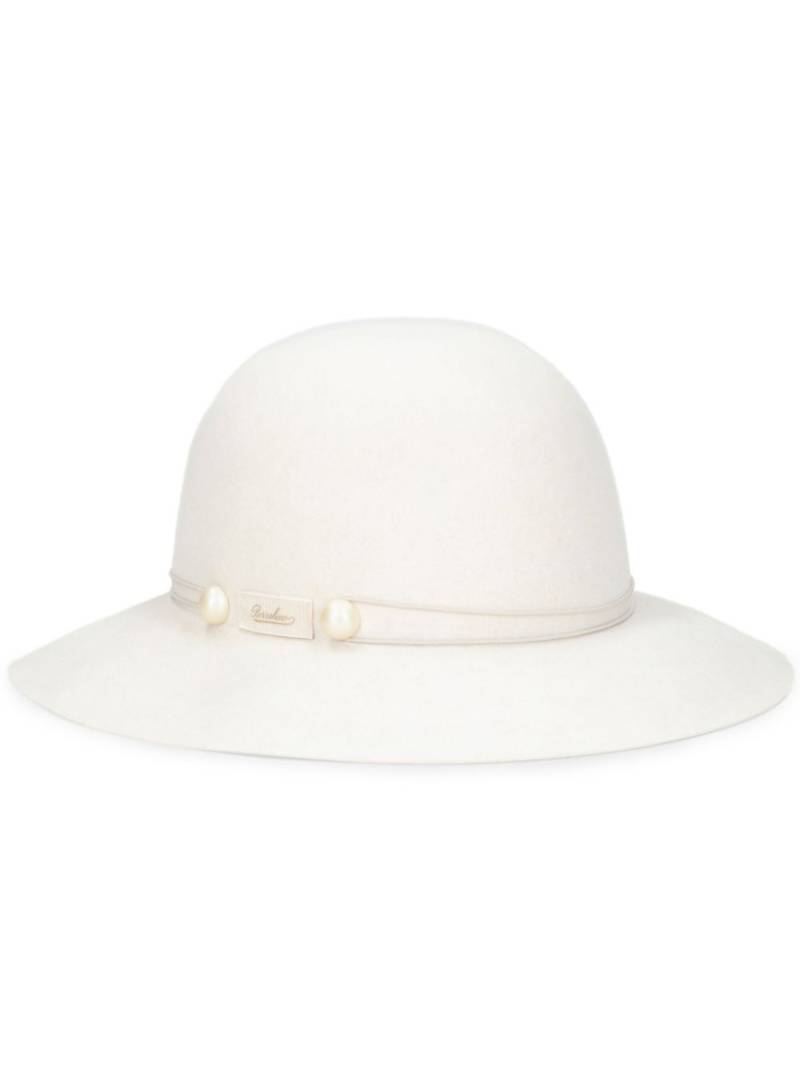 Borsalino Emi hat - White von Borsalino